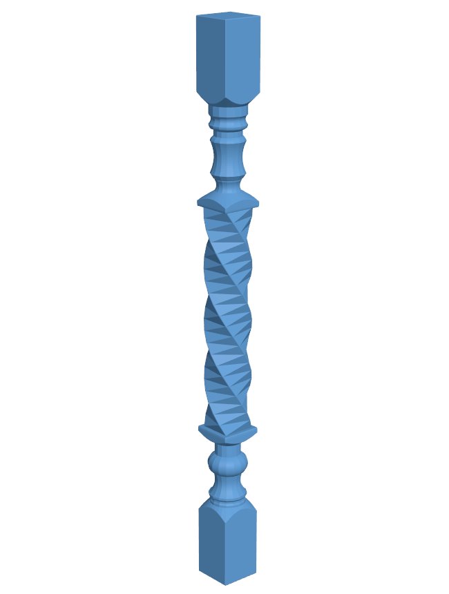 Column pattern T0006383 download free stl files 3d model for CNC wood carving