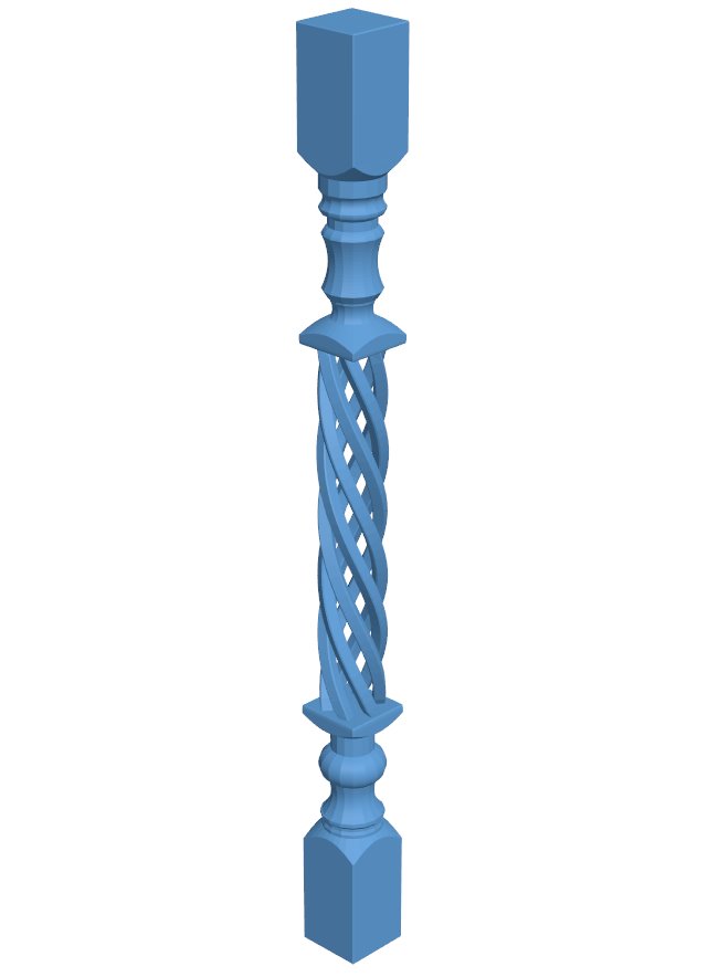 Column pattern T0006385 download free stl files 3d model for CNC wood carving