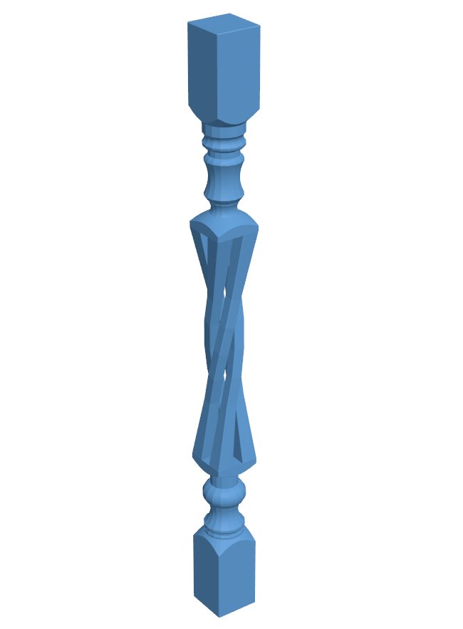 Column pattern T0006387 download free stl files 3d model for CNC wood carving