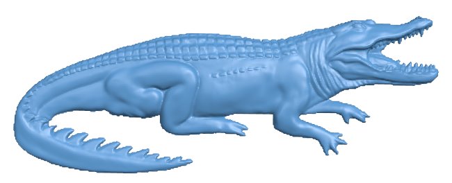 Crocodile T0006063 download free stl files 3d model for CNC wood carving