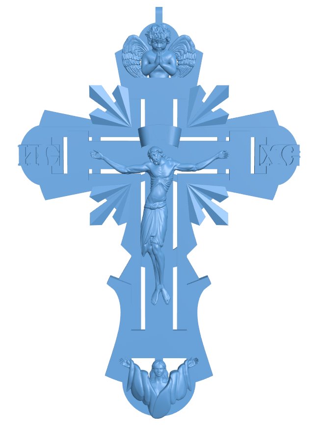 Cross necklace pattern T0006266 download free stl files 3d model for CNC wood carving