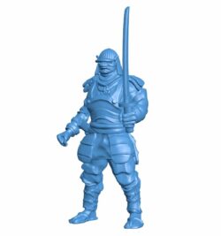 Dominations – Nodachi Samurai – Japanese B009833 file Obj or Stl free download 3D Model for CNC and 3d printer