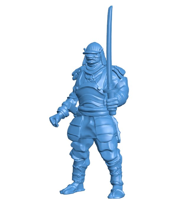 Dominations - Nodachi Samurai - Japanese B009833 file Obj or Stl free download 3D Model for CNC and 3d printer