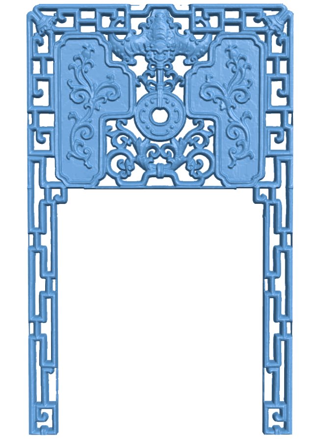 Door frame pattern T0006465 download free stl files 3d model for CNC wood carving