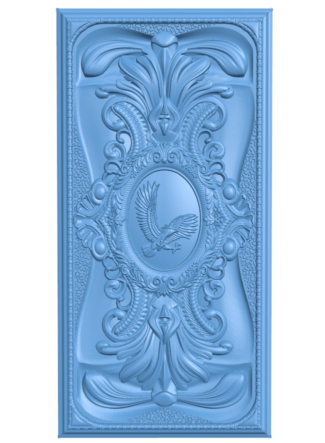 Door pattern T0006348 download free stl files 3d model for CNC wood carving