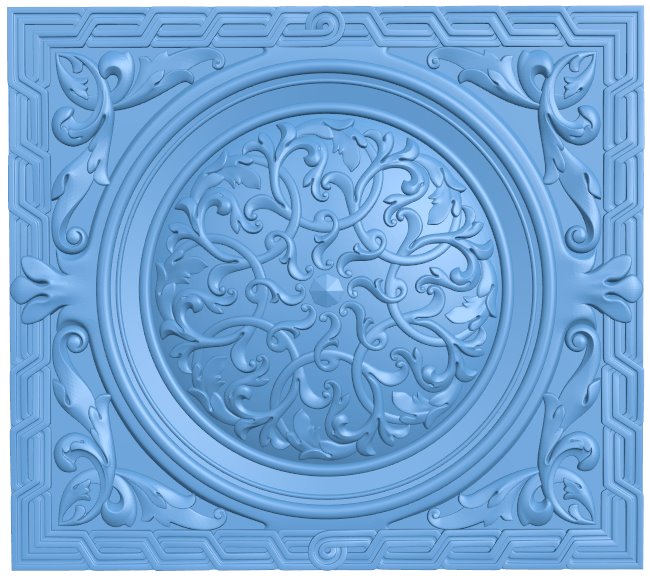 Door pattern T0006390 download free stl files 3d model for CNC wood carving