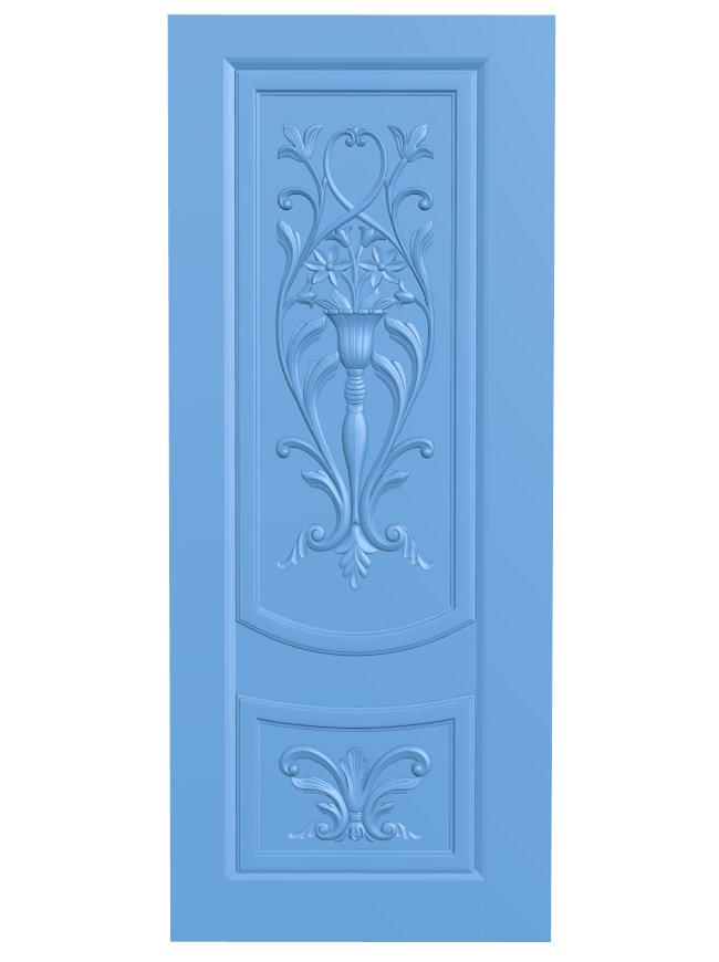 Door pattern T0006545 download free stl files 3d model for CNC wood carving