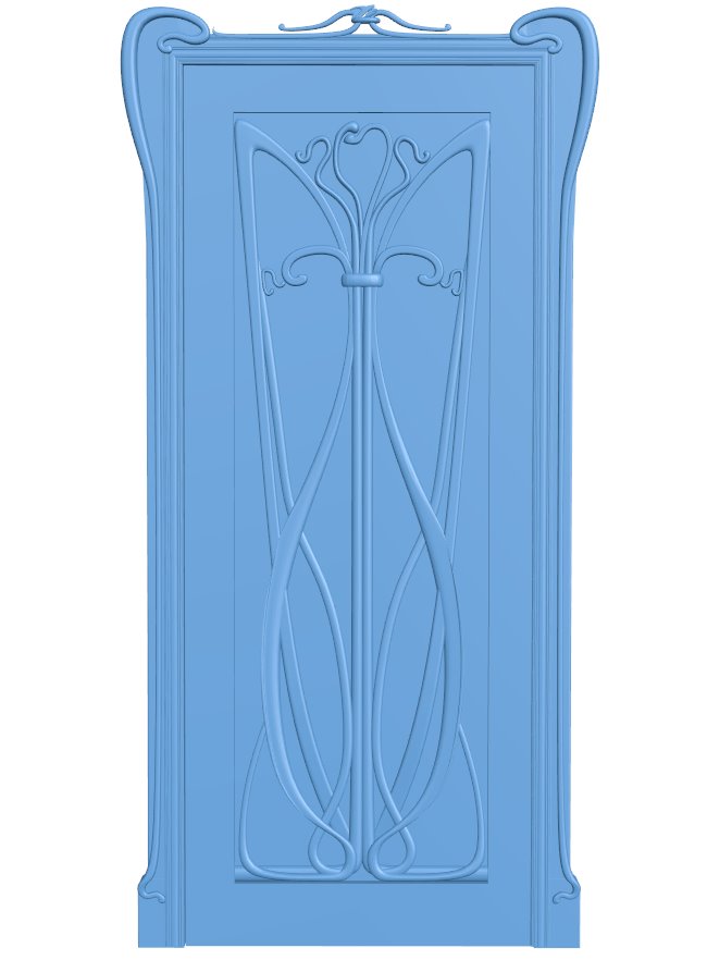 Door pattern T0006547 download free stl files 3d model for CNC wood carving