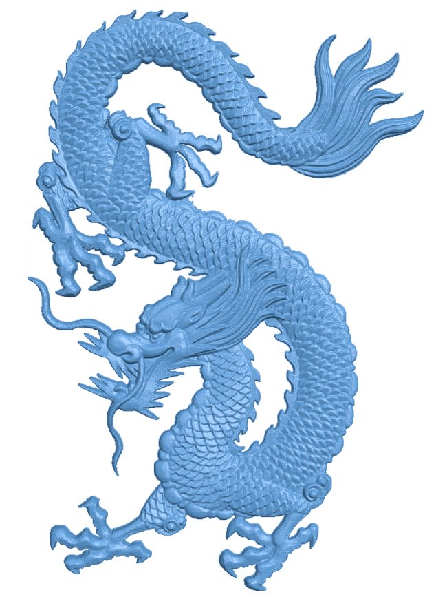Dragon T0006269 download free stl files 3d model for CNC wood carving
