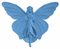 Fairy T0006391 download free stl files 3d model for CNC wood carving