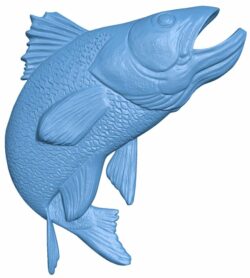 Fish T0006072 download free stl files 3d model for CNC wood carving