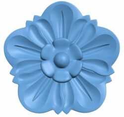 Flower pattern T0006027 download free stl files 3d model for CNC wood carving