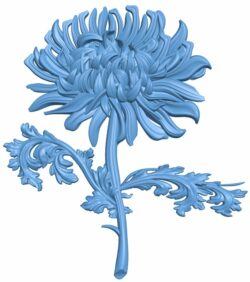 Flower pattern T0006075 download free stl files 3d model for CNC wood carving