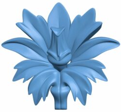 Flower pattern T0006146 download free stl files 3d model for CNC wood carving