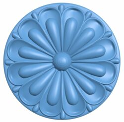 Flower pattern T0006394 download free stl files 3d model for CNC wood carving
