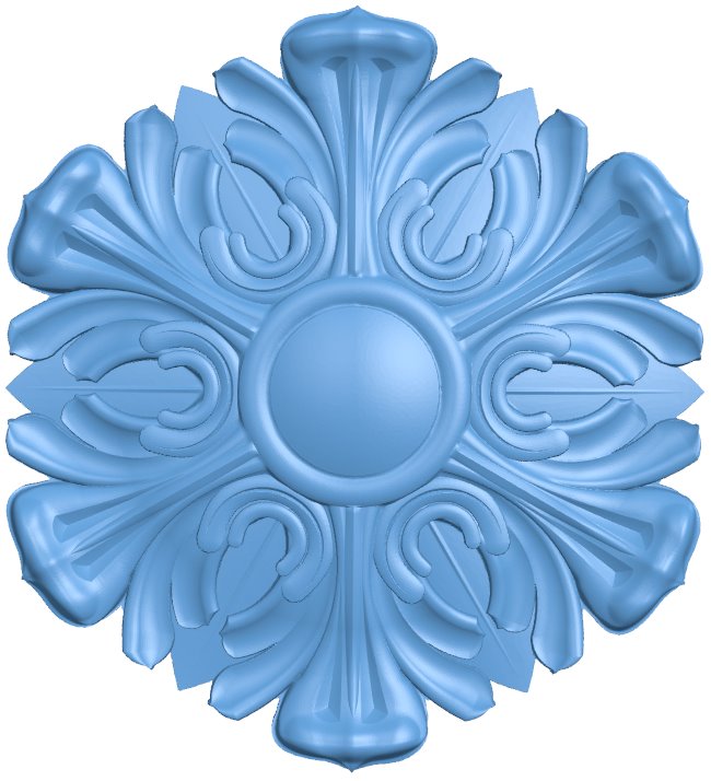 Flower pattern T0006395 download free stl files 3d model for CNC wood carving