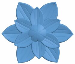 Flower pattern T0006398 download free stl files 3d model for CNC wood carving