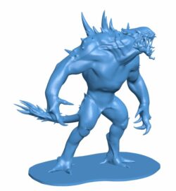 Goliath from Evolve B009822 file Obj or Stl free download 3D Model for CNC and 3d printer