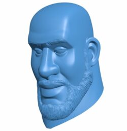 Head man B009763 file Obj or Stl free download 3D Model for CNC and 3d printer
