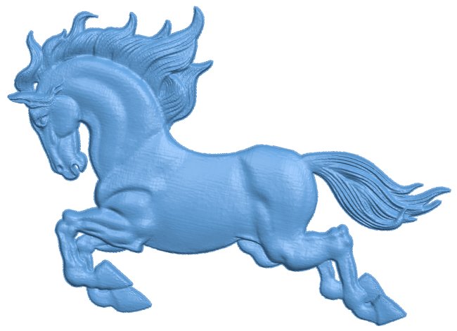 Horse T0006277 download free stl files 3d model for CNC wood carving