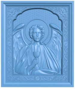 Icon of Archangel Michael T0006150 download free stl files 3d model for CNC wood carving
