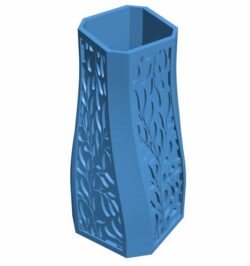 Marble Ivy Vase B009852 file Obj or Stl free download 3D Model for CNC and 3d printer