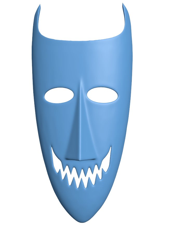 Mask T0005955 download free stl files 3d model for CNC wood carving