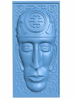 Mask T0005956 download free stl files 3d model for CNC wood carving