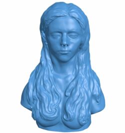 Meditation woman B009851 file Obj or Stl free download 3D Model for CNC and 3d printer