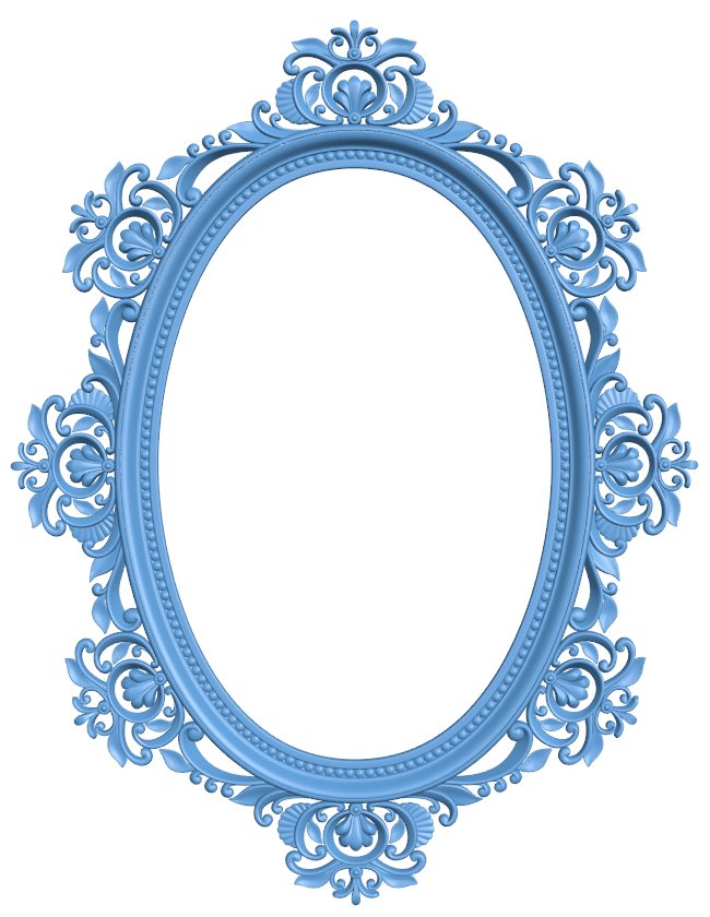 Mirror frame pattern T0006116 download free stl files 3d model for CNC wood carving