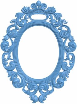 Mirror frame pattern T0006118 download free stl files 3d model for CNC wood carving
