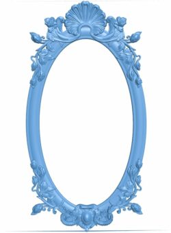Mirror frame pattern T0006120 download free stl files 3d model for CNC wood carving