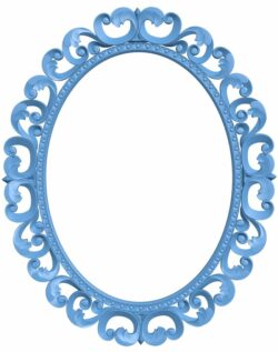 Mirror frame pattern T0006123 download free stl files 3d model for CNC wood carving