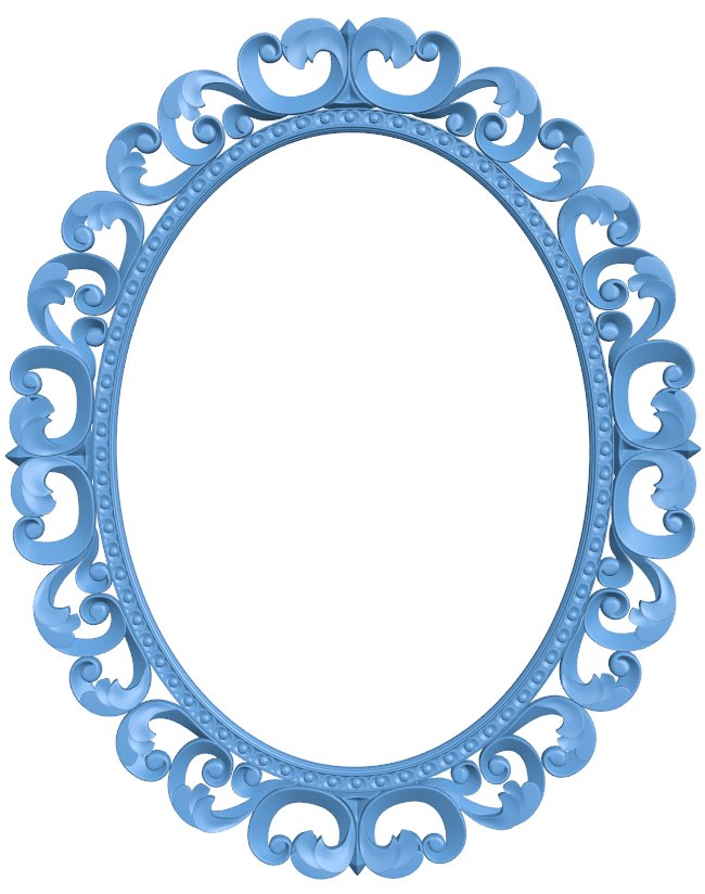 Mirror frame pattern T0006123 download free stl files 3d model for CNC wood carving