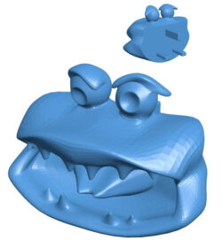 Monster plug protection B009865 file Obj or Stl free download 3D Model for CNC and 3d printer