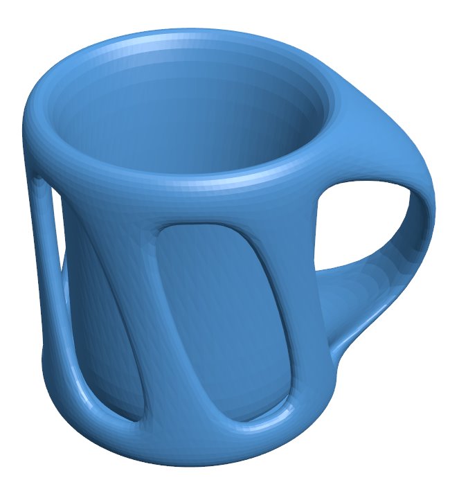 My Daily Mug B009838 file Obj or Stl free download 3D Model for CNC and 3d printer