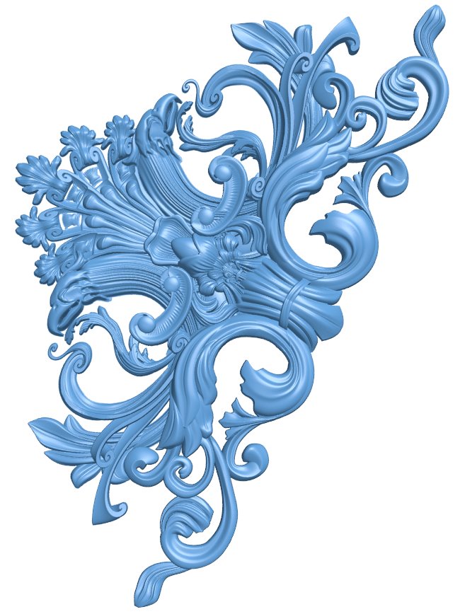 Pattern decor design T0006368 download free stl files 3d model for CNC wood carving