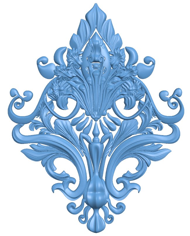 Pattern decor design T0006442 download free stl files 3d model for CNC wood carving
