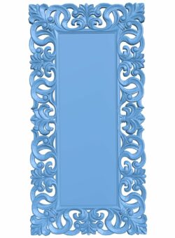 Picture frame or mirror T0006129 download free stl files 3d model for CNC wood carving