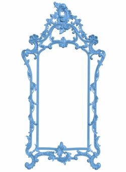 Picture frame or mirror T0006130 download free stl files 3d model for CNC wood carving