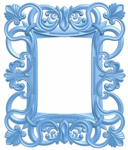 Picture frame or mirror T0006540 download free stl files 3d model for CNC wood carving