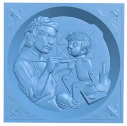 Pinocchio T0006053 download free stl files 3d model for CNC wood carving