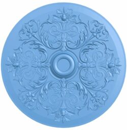 Round pattern T0006139 download free stl files 3d model for CNC wood carving