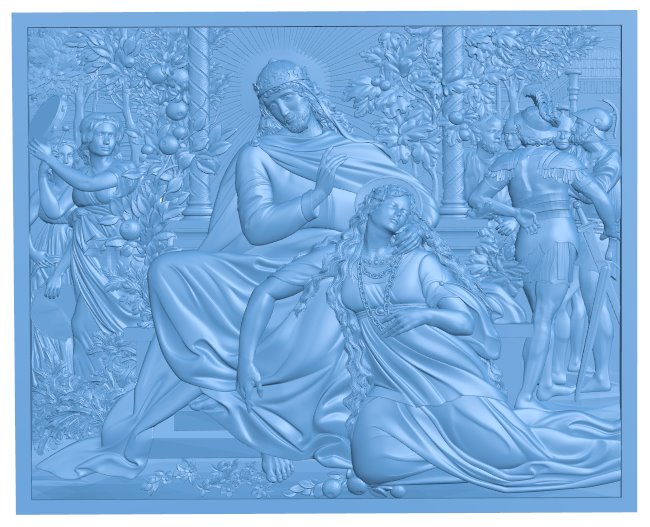 Song of Songs T0006500 download free stl files 3d model for CNC wood carving