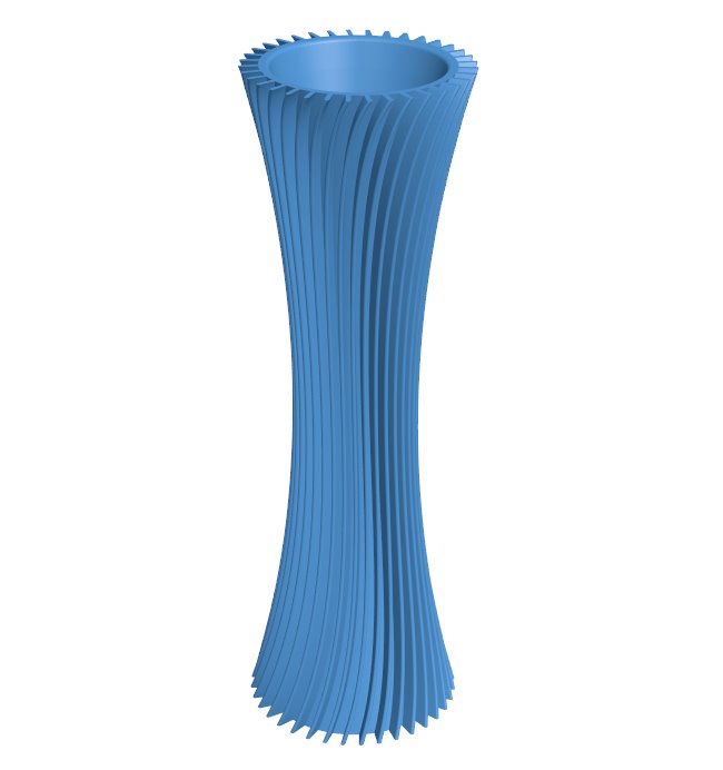 Spiral Vase B009878 file Obj or Stl free download 3D Model for CNC and 3d printer