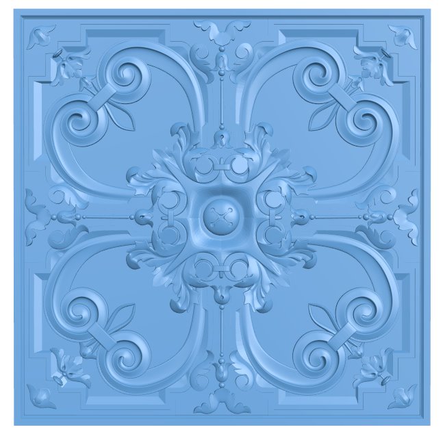 Square pattern T0006417 download free stl files 3d model for CNC wood carving