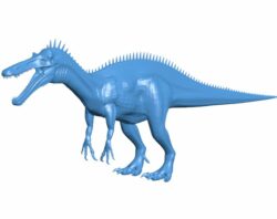 Suchomimus Dinosaur Rigged B009776 file Obj or Stl free download 3D Model for CNC and 3d printer