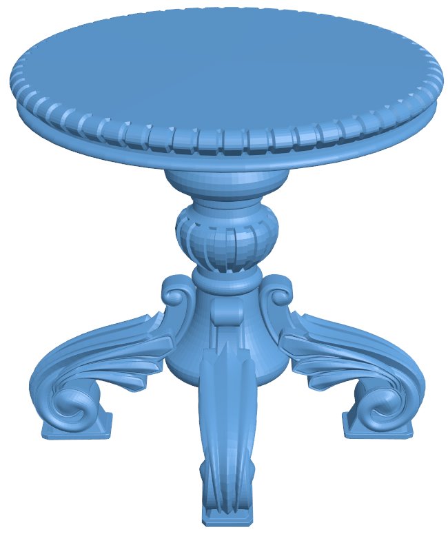 Table T0006214 download free stl files 3d model for CNC wood carving