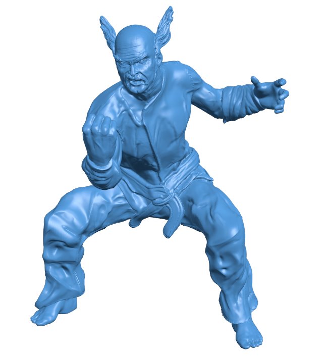 Tekken 7 - Heihachi B009802 file Obj or Stl free download 3D Model for CNC and 3d printer