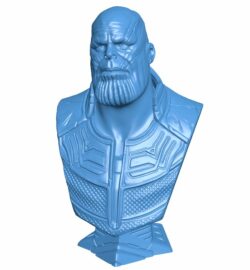 Thanos bust – superman B009899 file Obj or Stl free download 3D Model for CNC and 3d printer
